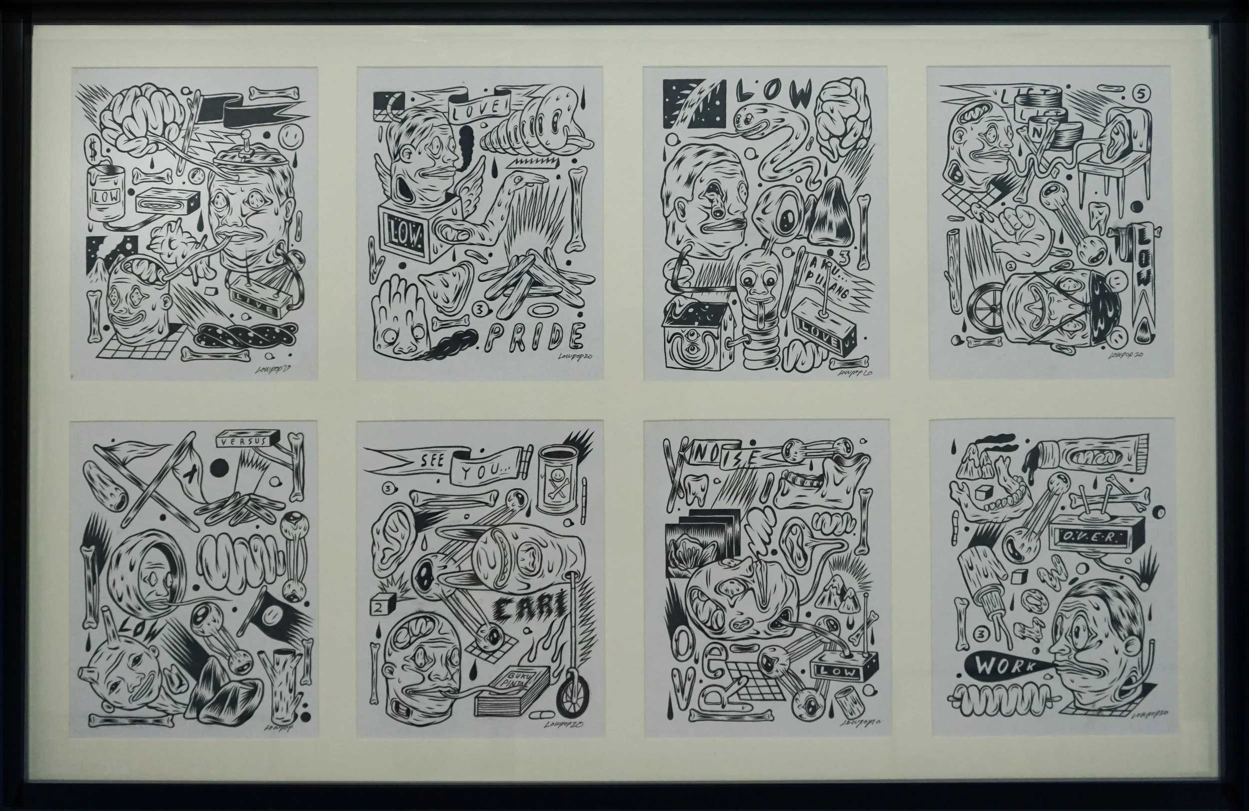  Over Ego 
 Ink on paper 
 77 cm x 50 cm, 2020 