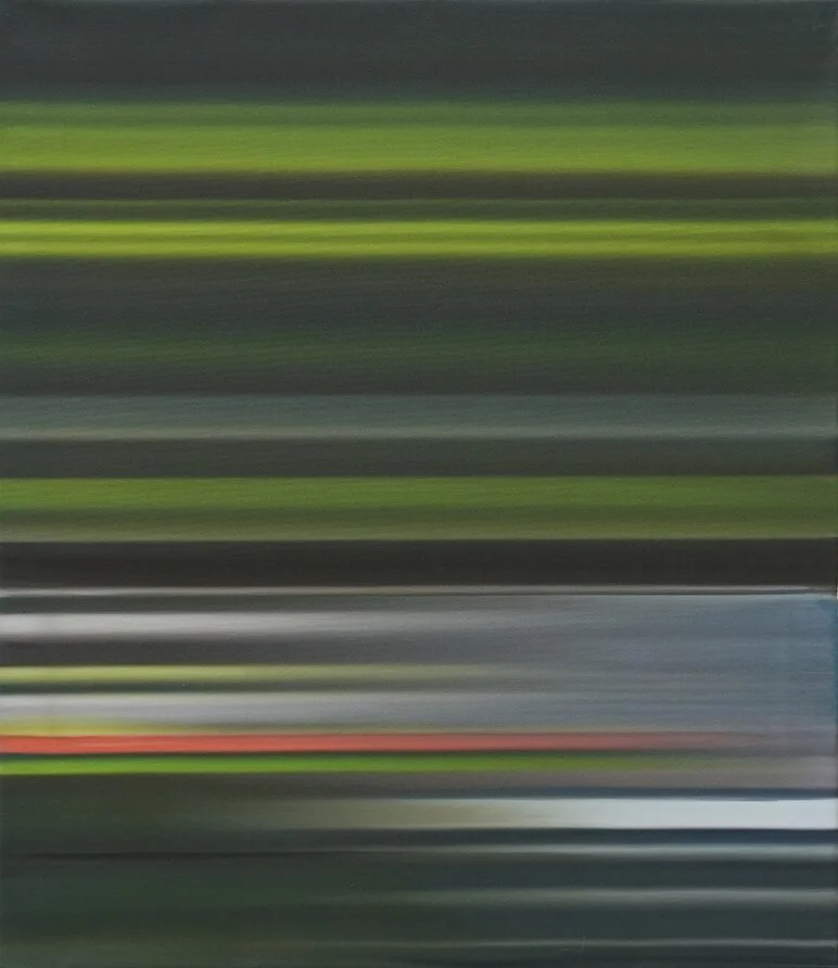 Impact #4 
 Oil on canvas 
 70 x 60cm, 2026 