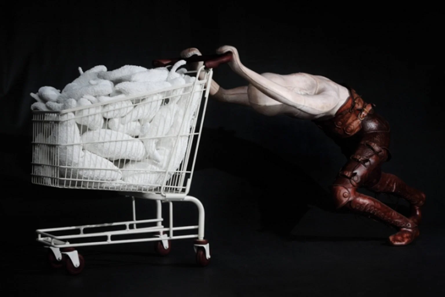 i-made-widya-diputra_hatred-torment-and-pain-are-my-streght_variable-dimension-resin-leather-silicone-2013_170-x-90-cm_2.jpg