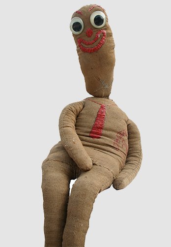  Samsul Arifin 
 Cabinet Goni Series (No. 23) 
 Mixed media on Goni 
 Real life Size, 2014 