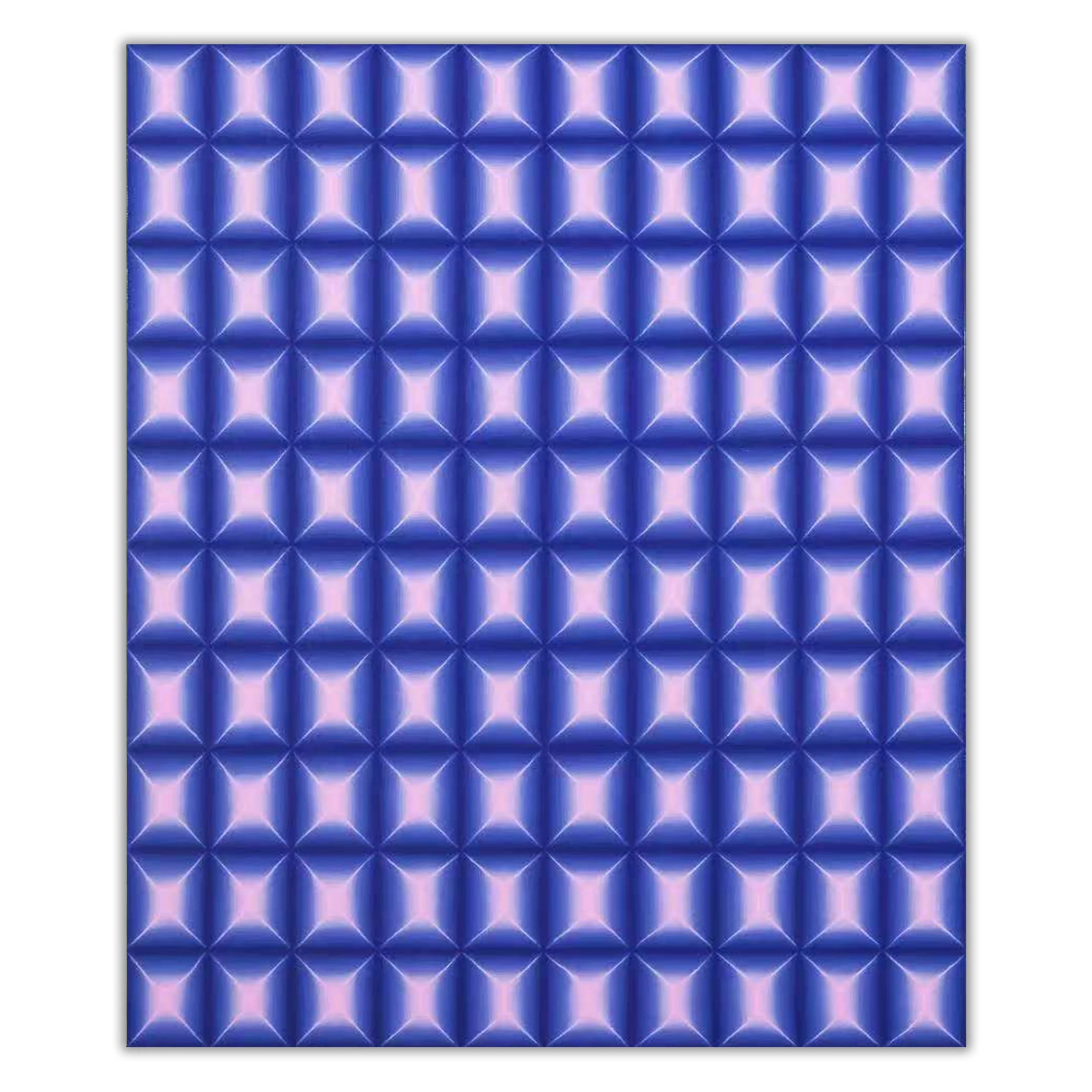  X-Pink 
 Acrylic on canvas 
 100 x 120cm, 2026 