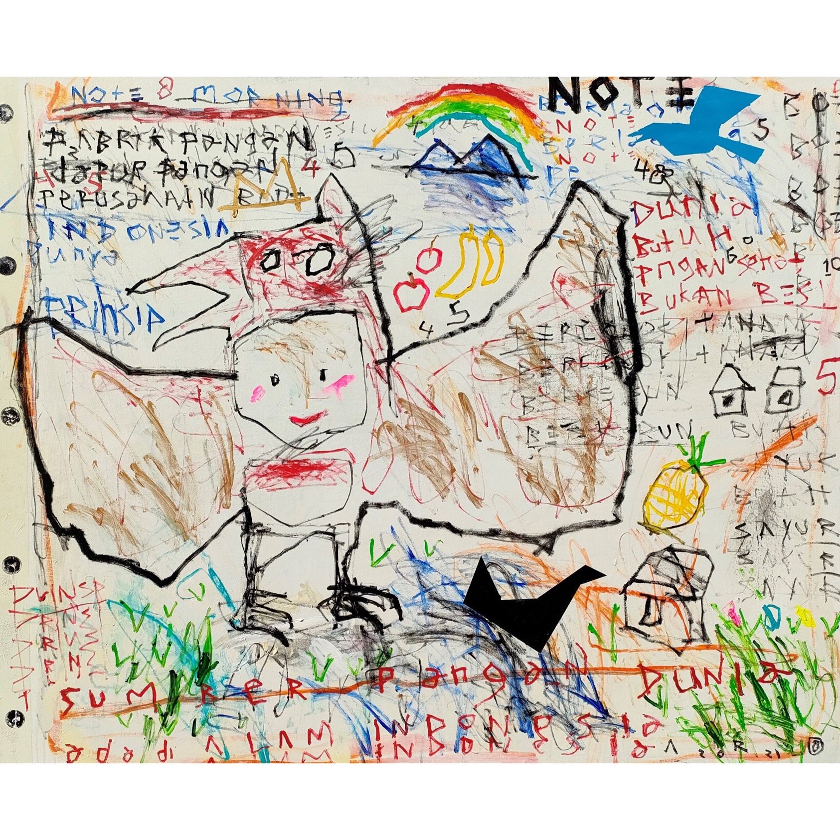  I Am A Hero of Nature 
 Acrylic on canvas 
 136 x 170 cm, 2021 