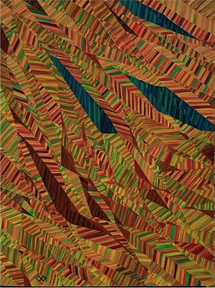  Bentang Alam #3 
 Acrylic on Canvas 
 60cm x 80cm, 2025 