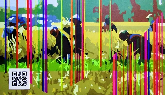  Tri Pandrong 
 Posh 
 Acrylic on canvas 
 80 cm x 140 cm, 2022 