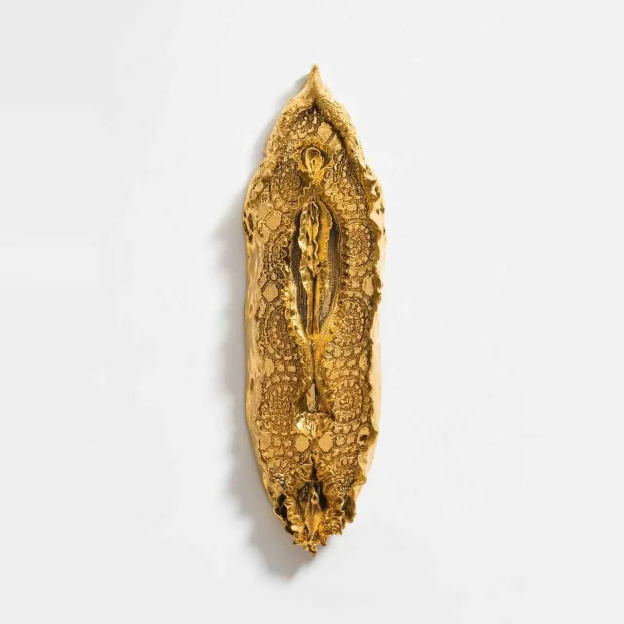 Our God is Great #2025422 
 ceramic with gold chroming 
 65.5 x 20 x 8cm, 2025 
