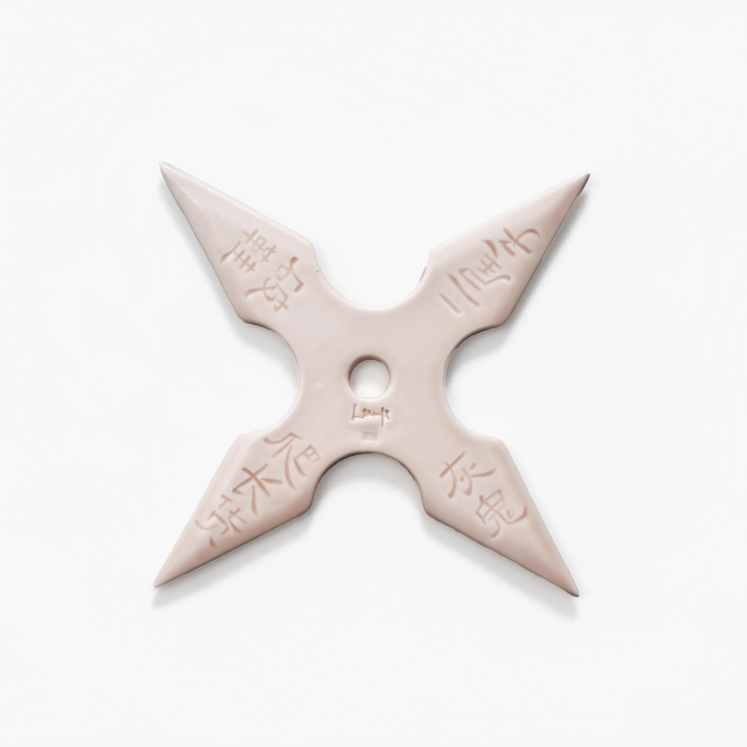  Stigma #16 
 porcelain 
 30 x 30 x 1.3cm, 2025-2026 
