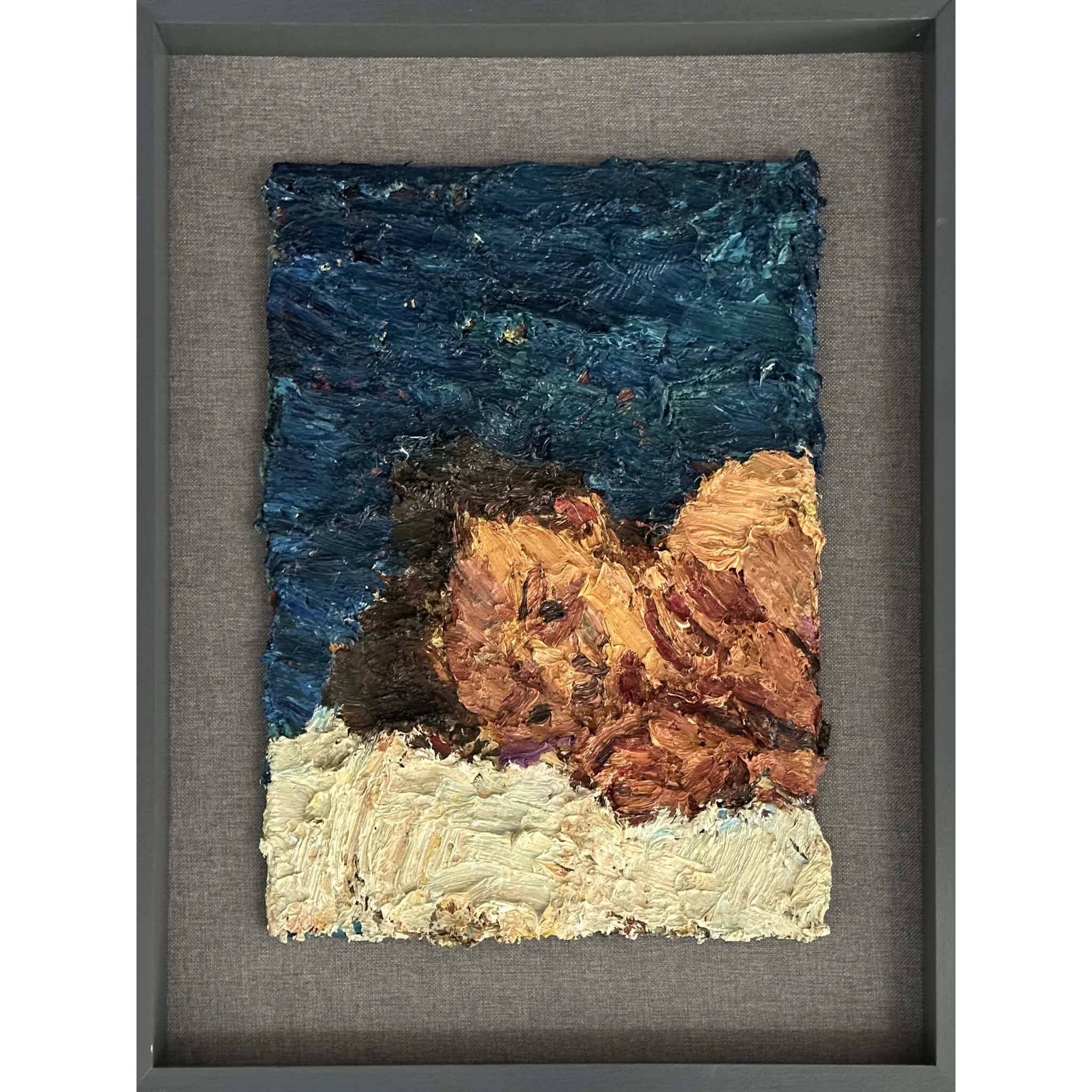  Untitled #6 
 Oil on linen 
 60 x 70 cm, framed, 2020 
