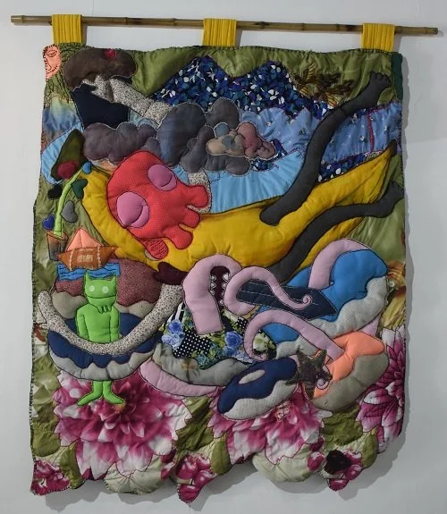  Robet X Olga 
 The Color of Trust 
 Mix media soft relief 
 136 cm x 166 cm, 2022 