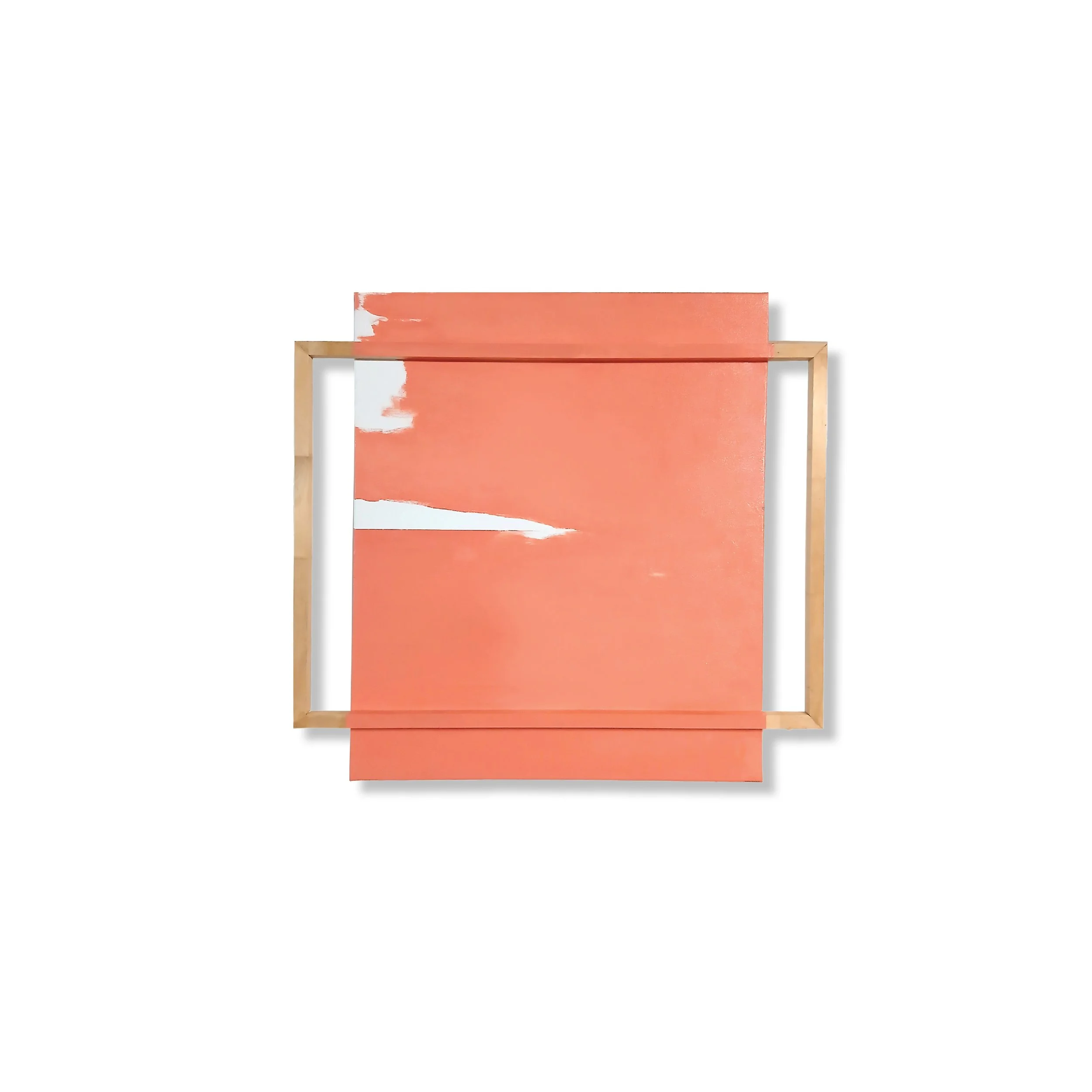  Study of Horizon No.9 
 acrylic on canvas and wood 
 70cm x 66cm, 2026 