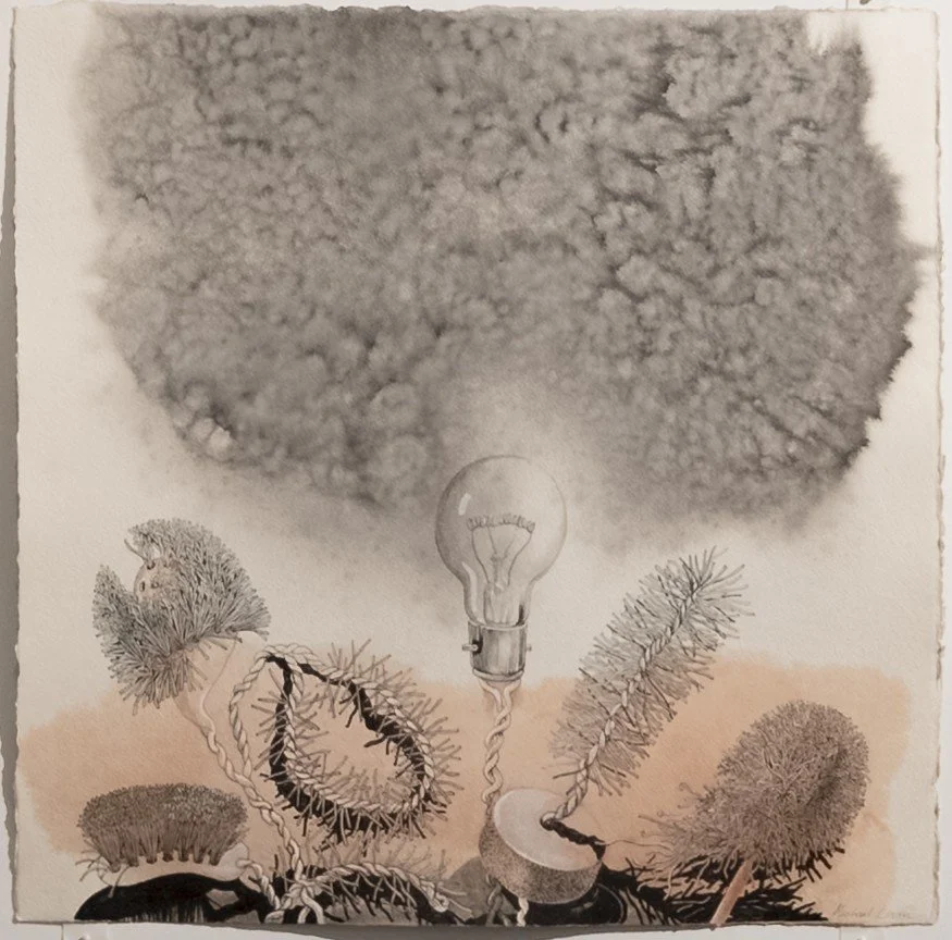  
Journey of Metaphors Series#3
 
 Mixed media drawing - conte, watercolour, ink, charcoal on paper
 
 52 cm X 52 cm
 