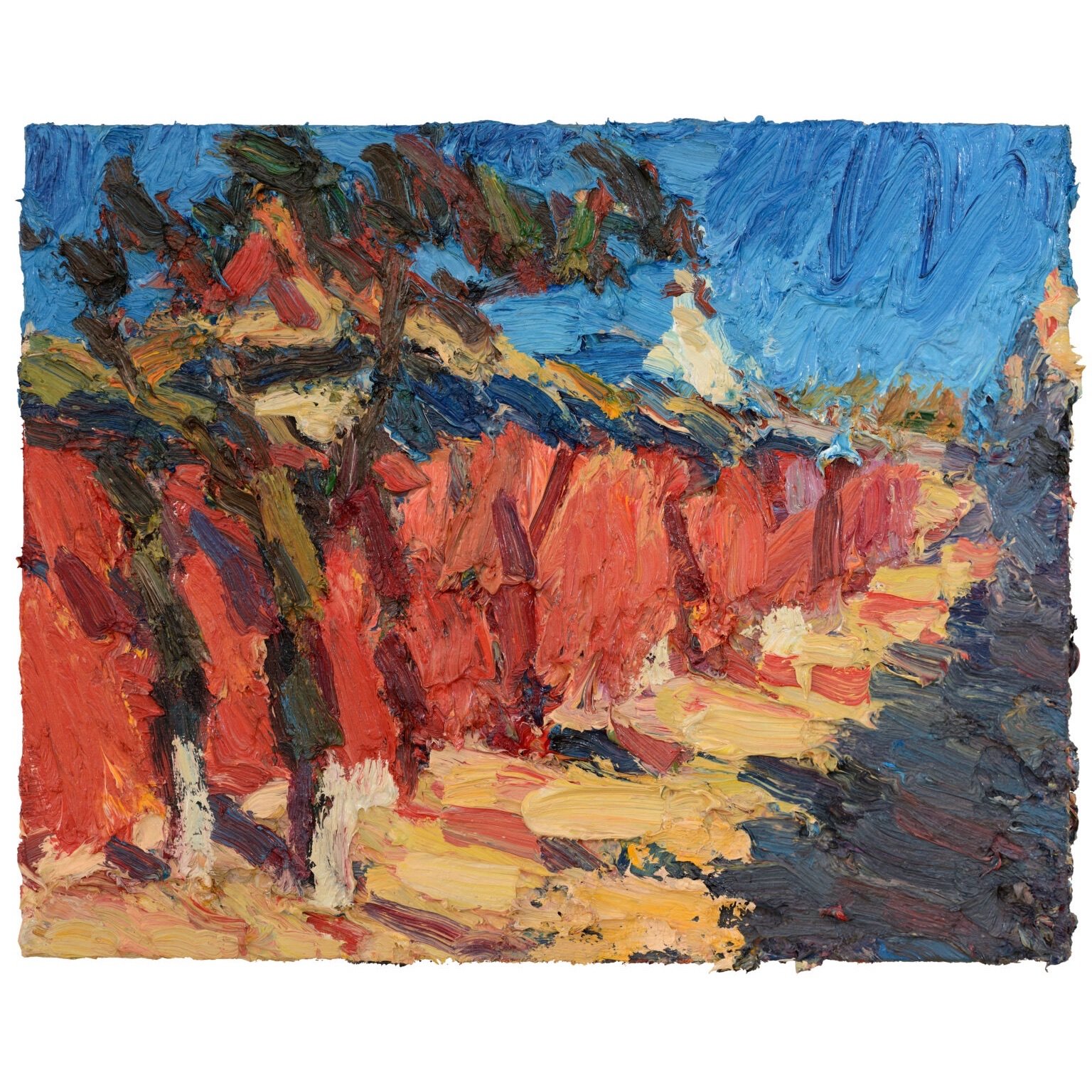  Untitled #2 
 Oil on canvas 
 70 x 60 cm, framed, 2020 