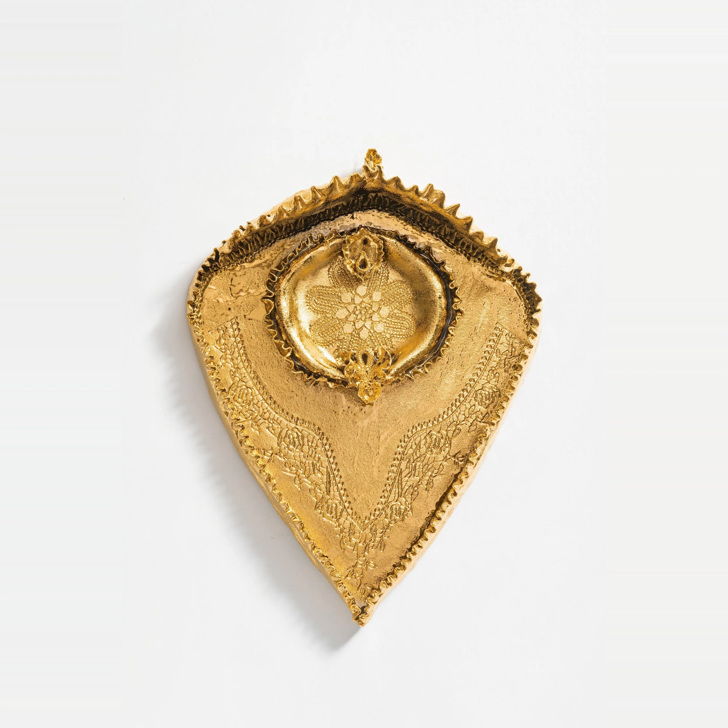  Our God is Great #2025324 
 ceramic with gold chroming 
 52.5 x 41 x 11.5cm, 2025 