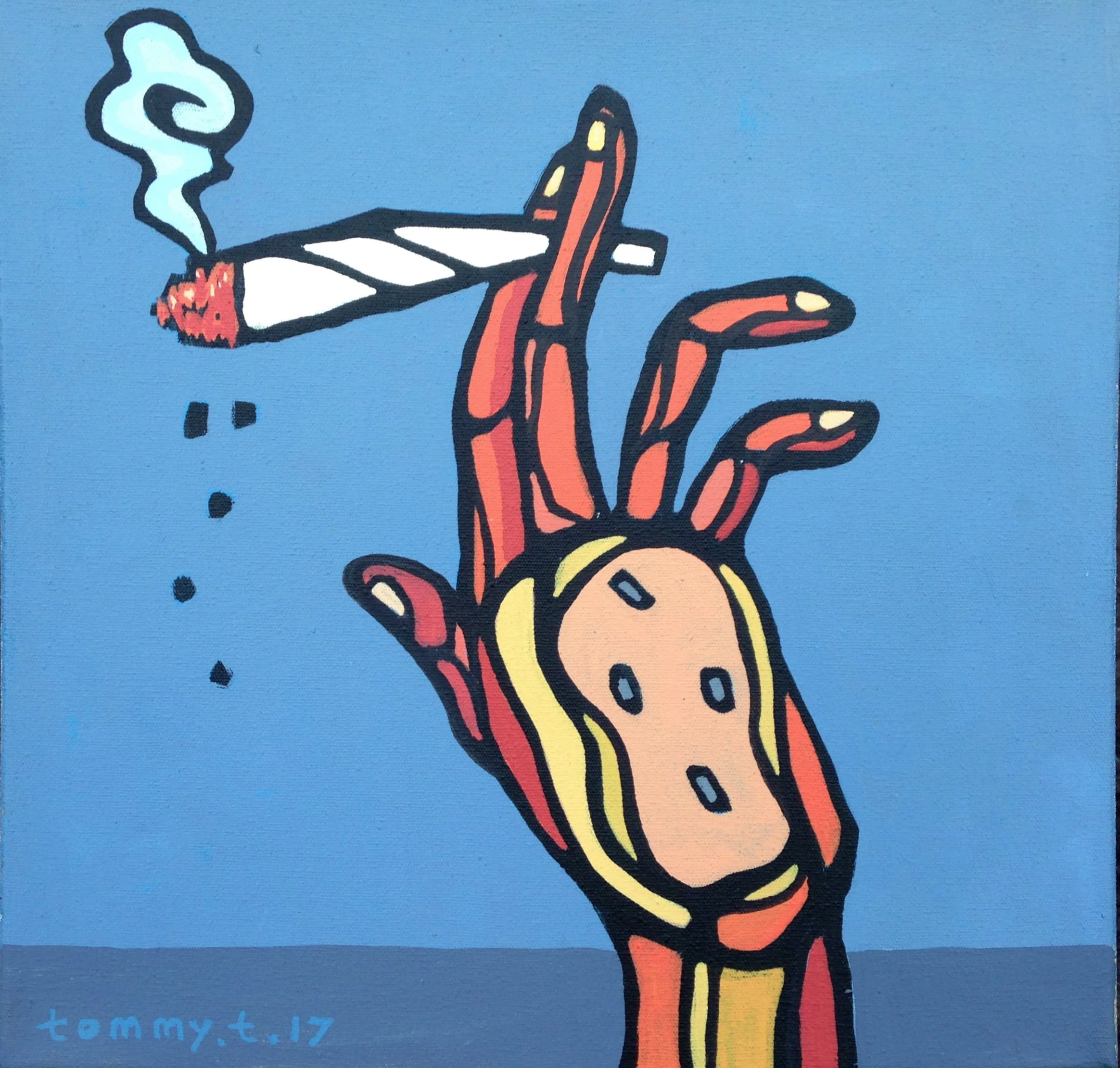  Already to High 
 Already to High 
 30 cm x 30 cm, 2017 