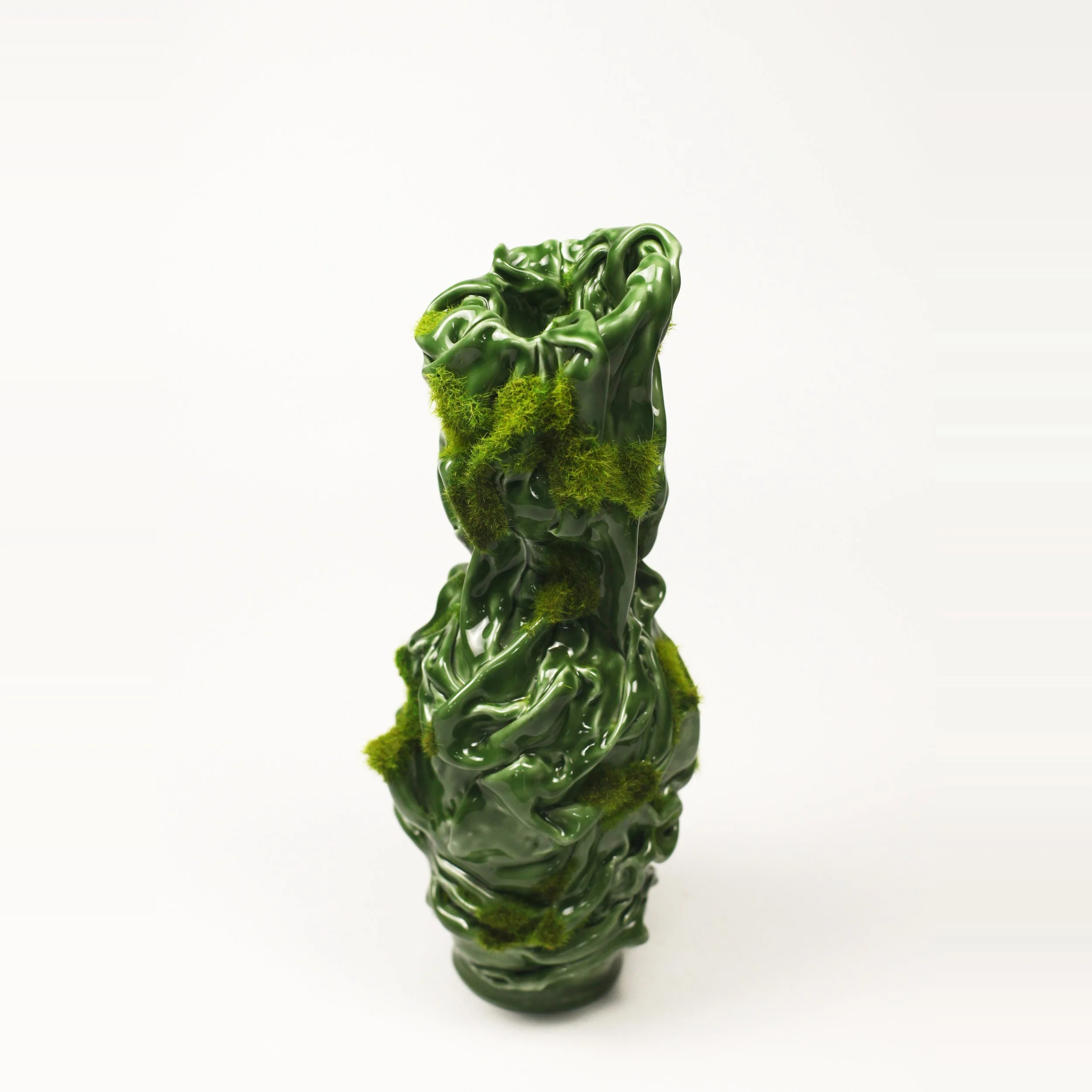  2020 #26 
 porcelain and mixed media 
 40.5 x 16 x 15cm, 2020 