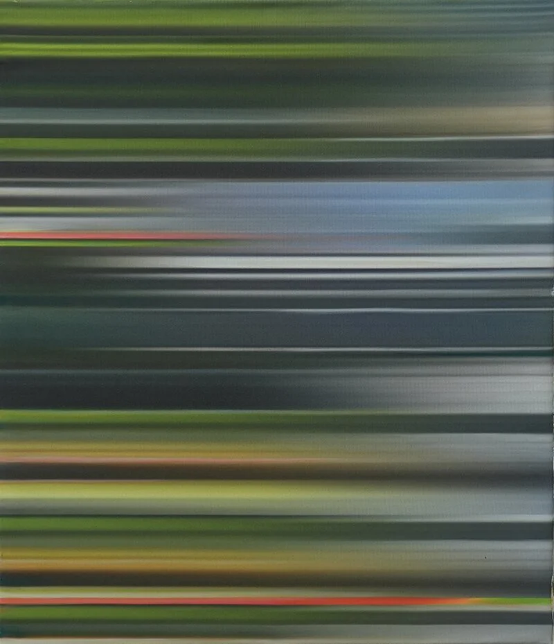  Impact #5 
 Oil on canvas 
 70 x 60cm, 2026 