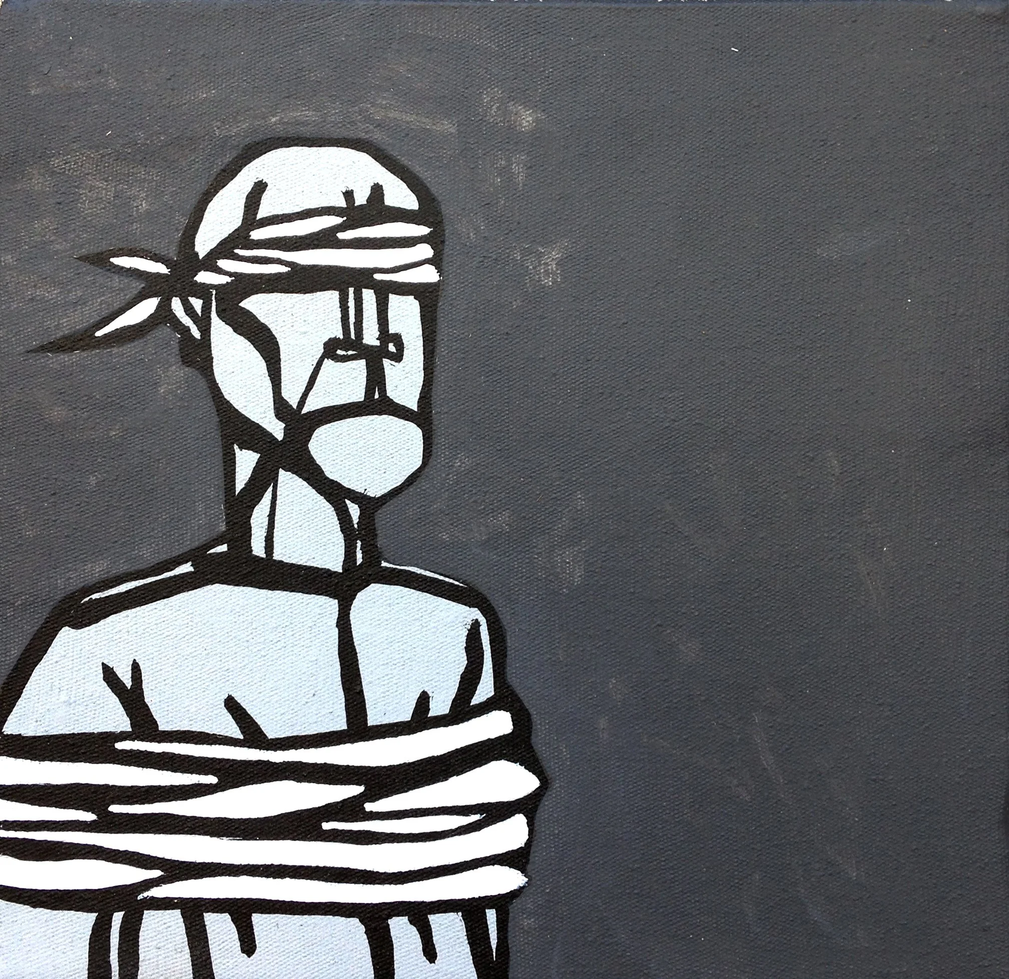  Execution Time 
 Acrylic on canvas 
 20 cm x 20 cm, 2017 