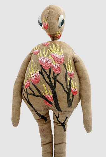  Samsul Arifin 
 Cabinet Goni Series (No. 79) 
 Mixed media on Goni 
 Real life Size, 2014 