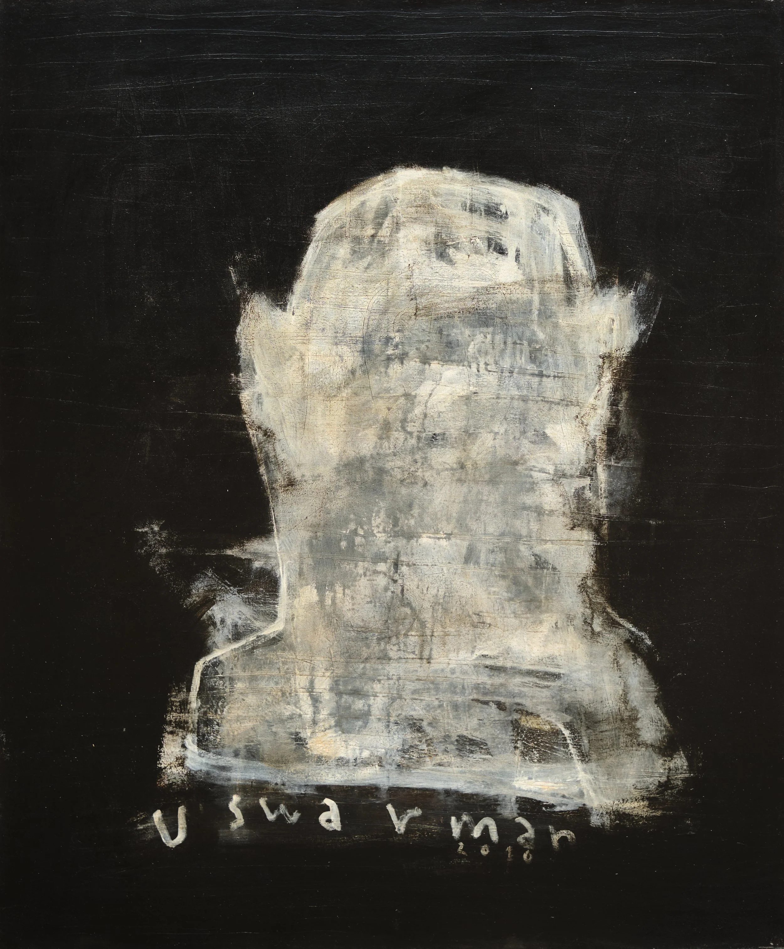  Untitled 
 Acrylic on canvas 
 120 cm x 100 cm, 2010 
