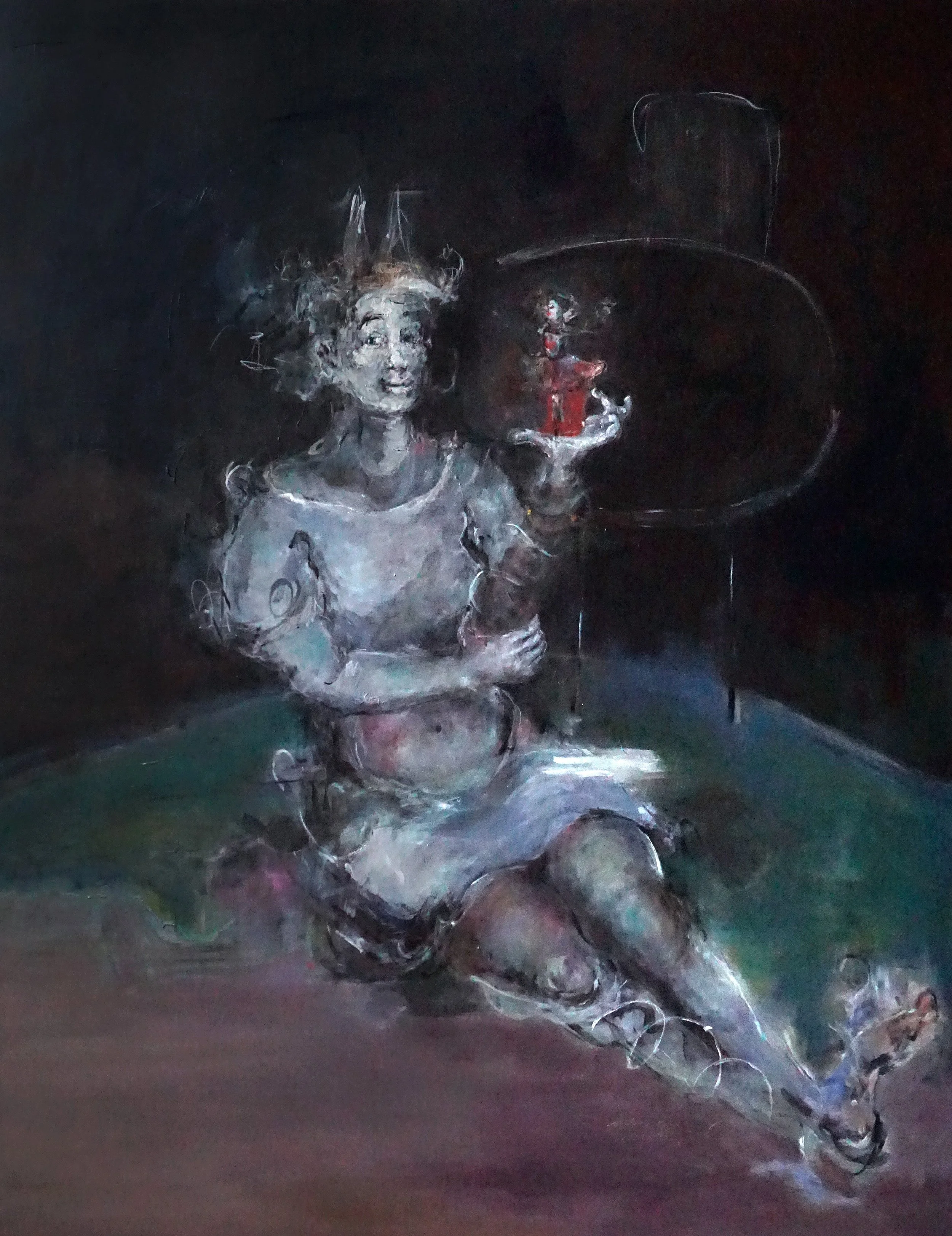  Self Care 
 Acrylic on canvas 
 180 cm x 140 cm, 2021 