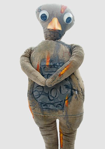  Samsul Arifin 
 Cabinet Goni Series (No. 35) 
 Mixed media on Goni 
 Real life Size, 2014 