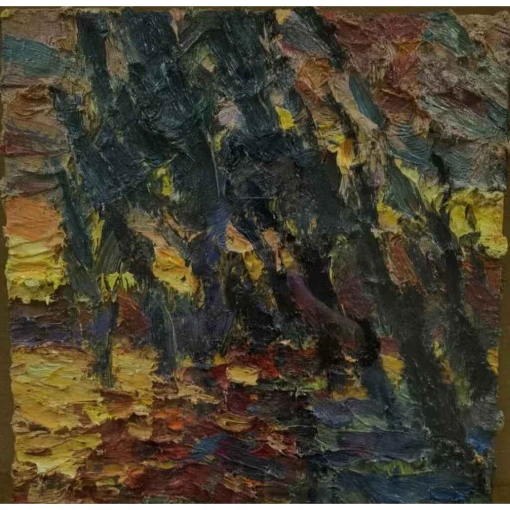 Untitled #5 
 Oil on canvas 
 50 x 50 cm, 2020 