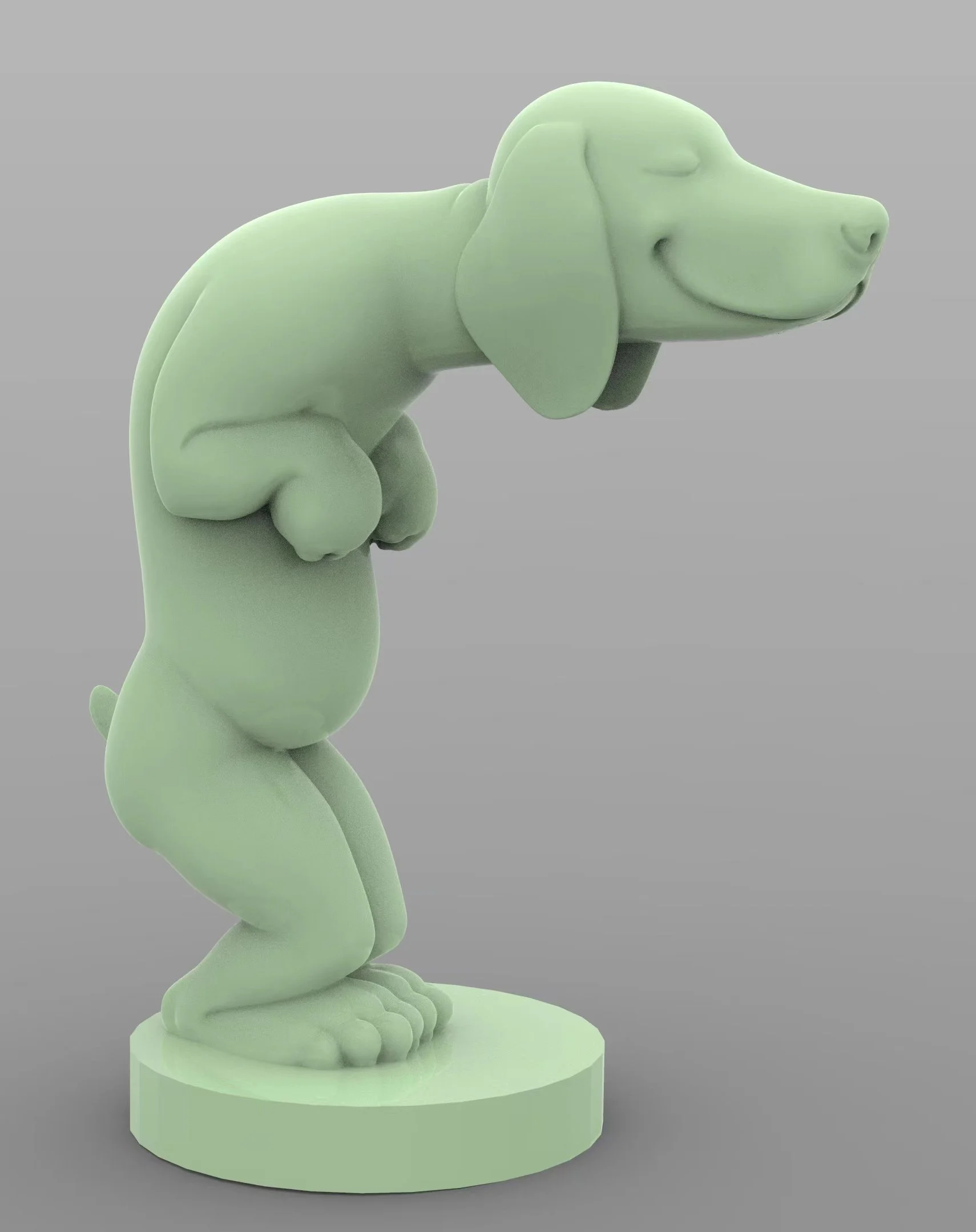  Pet God Dog 
 Fiberglass 
 130 x 70 x 150 cm, 2023 