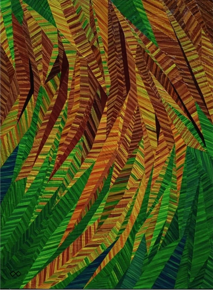  Bentang Alam #1 
 Acrylic on Canvas 
 60cm x 80cm, 2024 