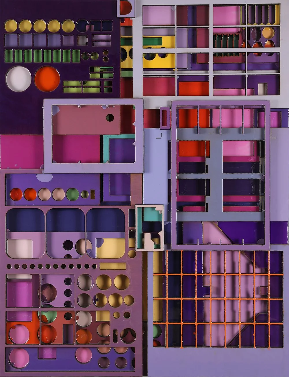  Thompson #191 
 Wood, pigment and resin 
 145.5 x 112.2 cm, 2024 