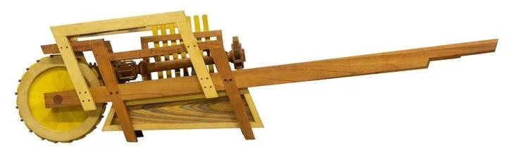  M Fauzul Kiram 
 Stand out 
 Wood, transparent acrylic, plywood 
 180 cm x 50 cm x 45 cm, 2023 