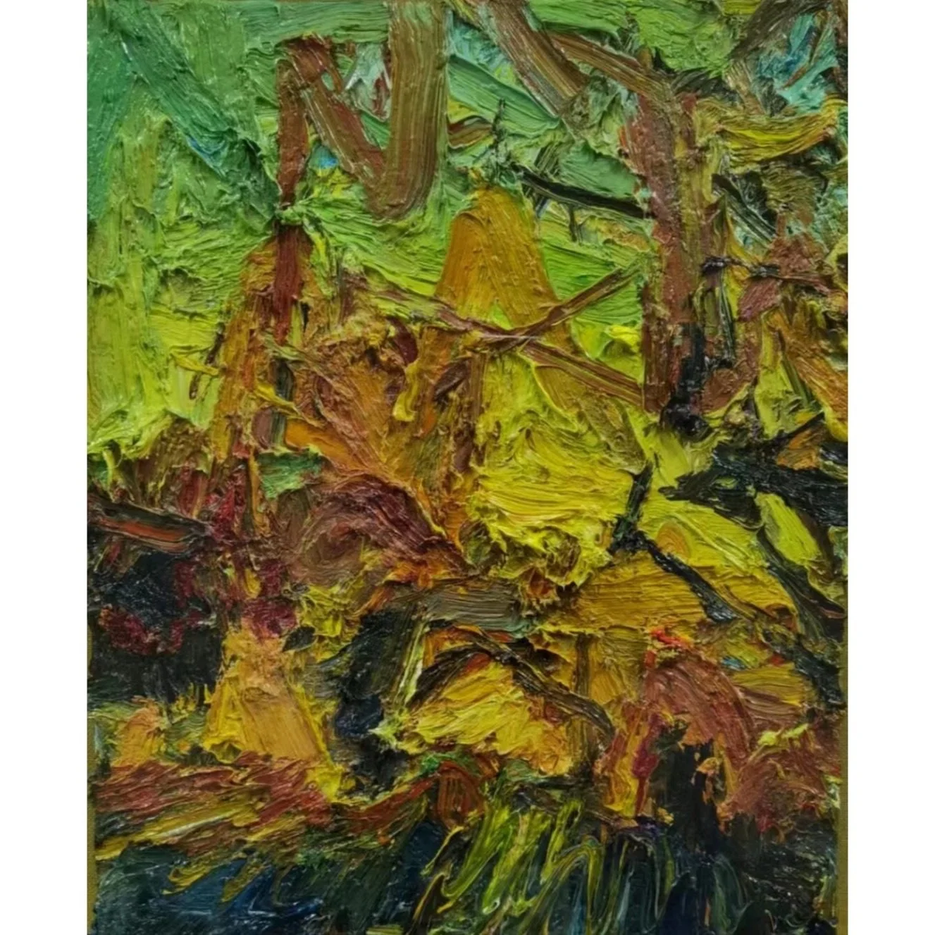  Untitled #4 
 Oil on canvas 
 40 x 50 cm, 2020 