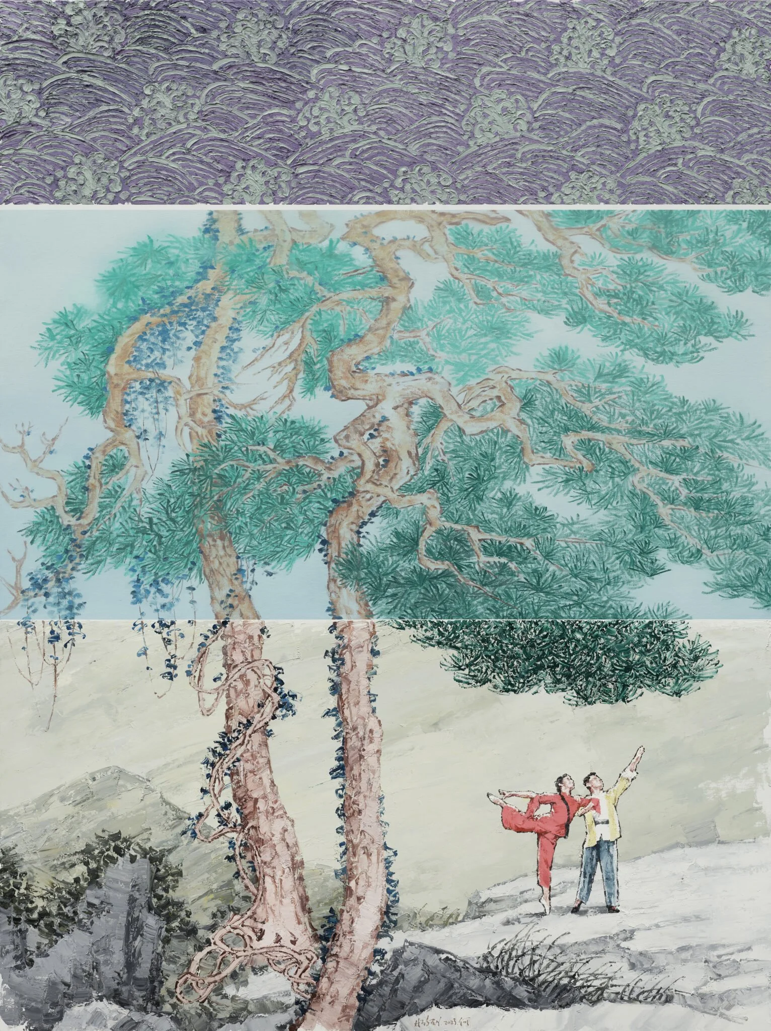  Sunshine and Love are Ahead 
 Oil on Canvas 
 150 x 200 cm, 2023 