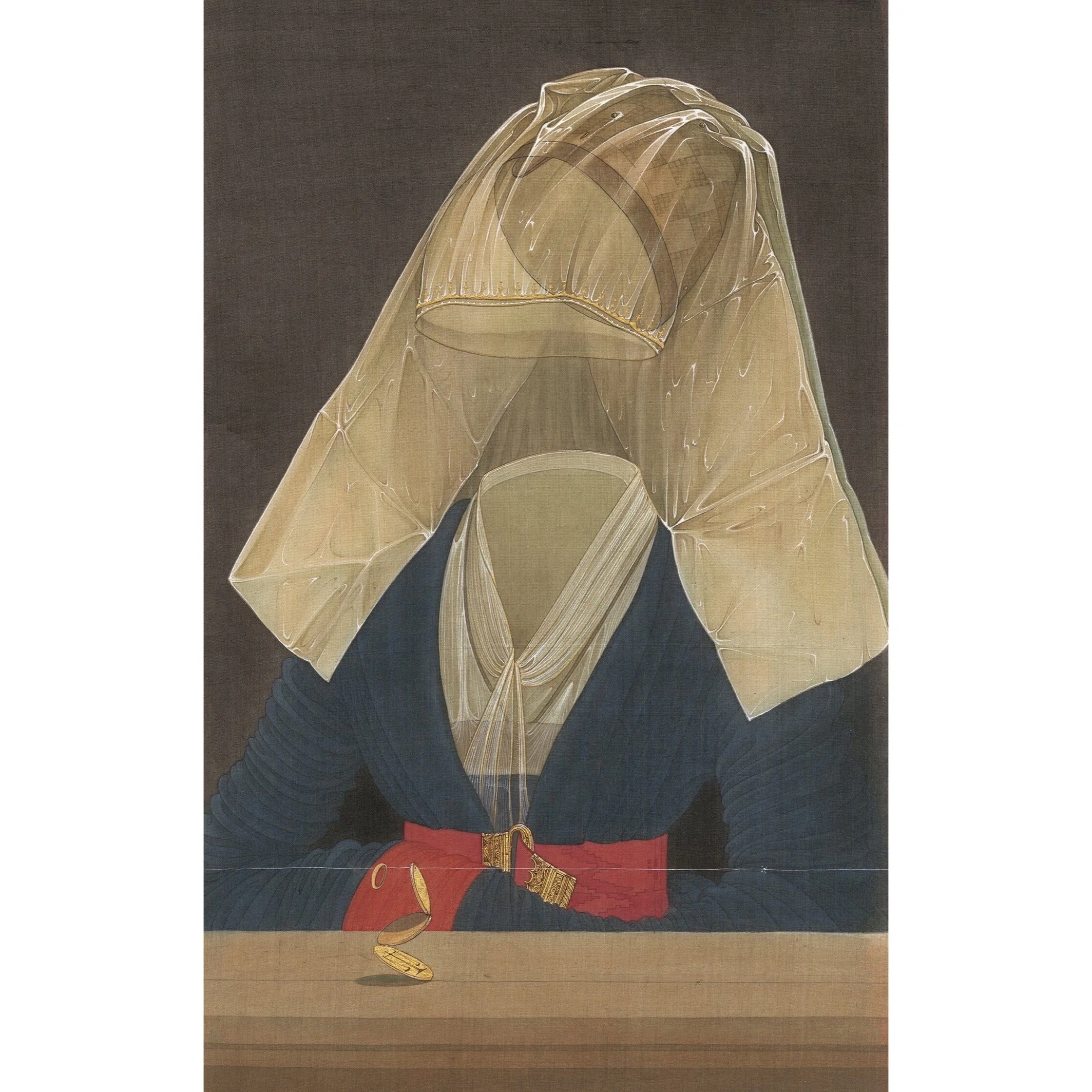  Conversation with Rogier van der Weyden 
 Digital print on paper 
 2018 