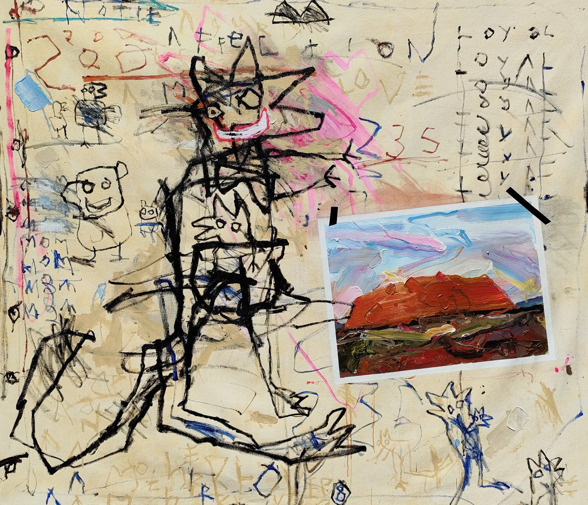  Mother's Love 
 Acrylic on canvas 
 195 cm x 178 cm, 2021 