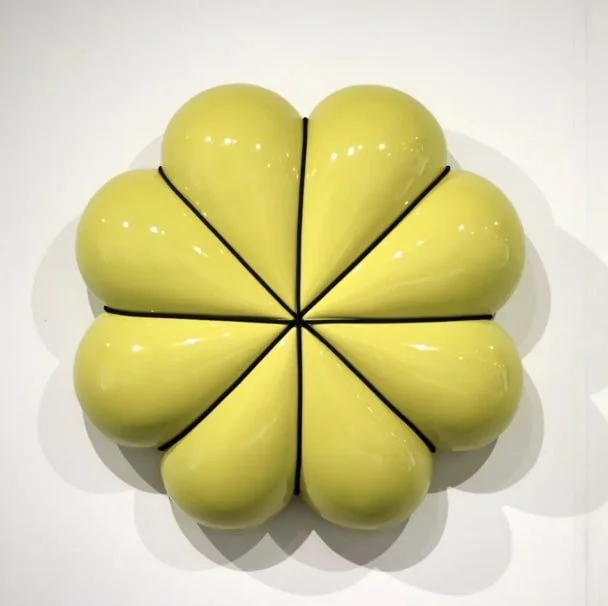  The Sun 
 Automotive Paint, Resin, and Rope 
 86 x 86 x 20 cm, 2023 