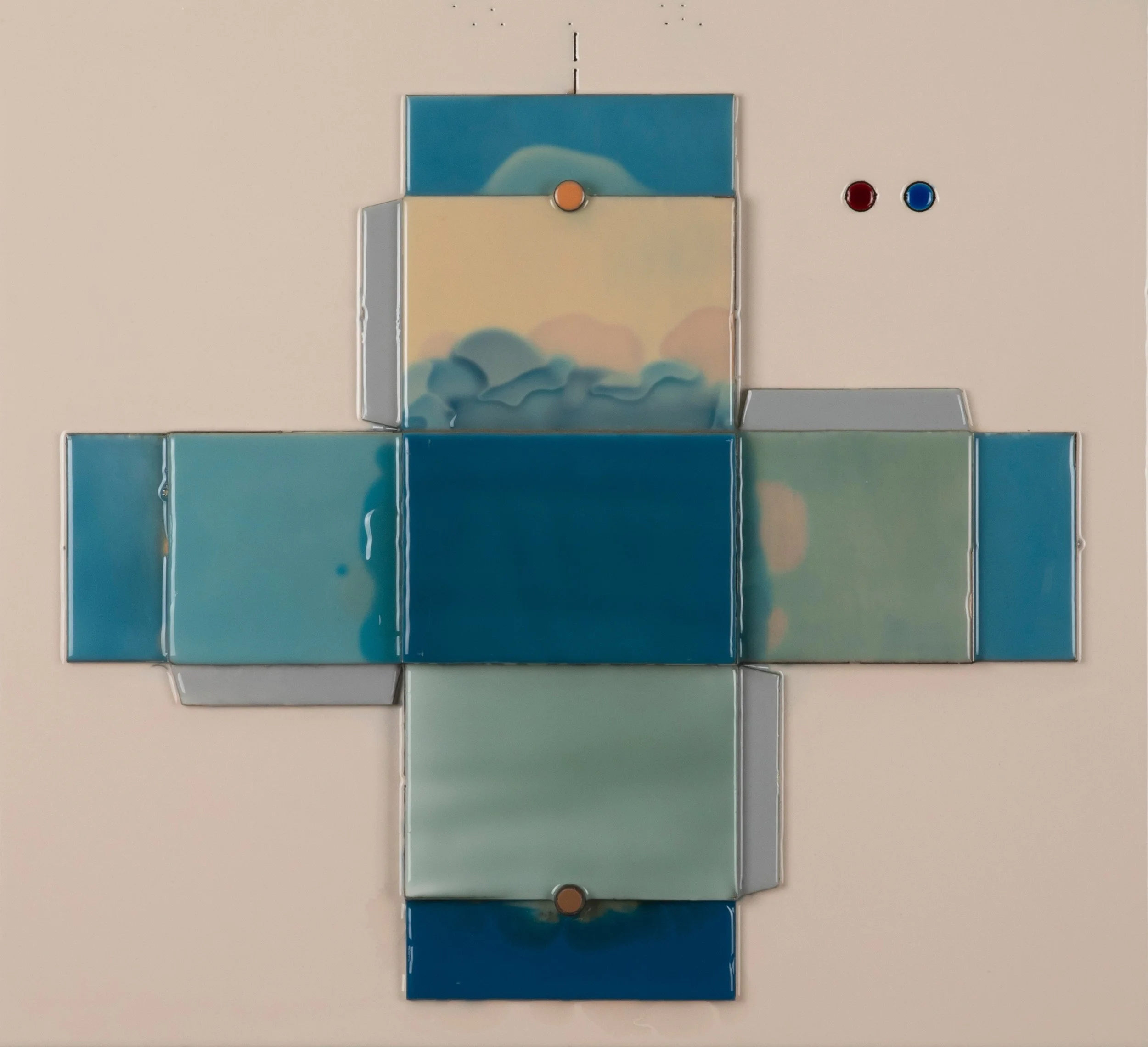  Thomson #133 
 Steel, wood, pigment and resin 
 2021 