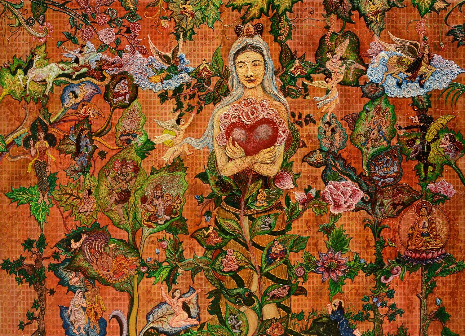  Nasirun 
 Mustika Wijaya Kusuma 
 Oil on canvas 
 145 cm x 200 cm, 2015 