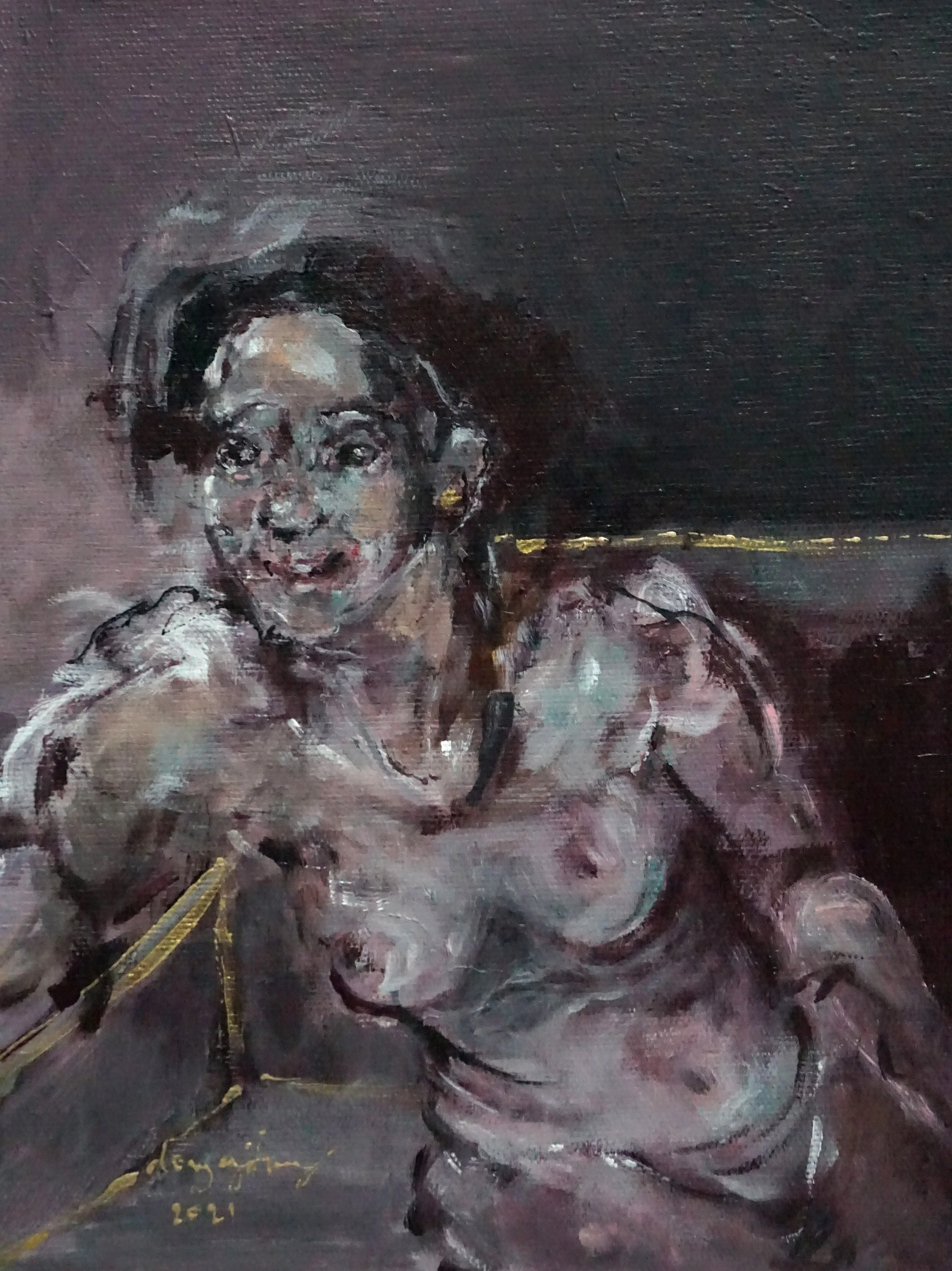  Parfume 
 Acrylic on canvas 
 30 cm x 25 cm, 2021 