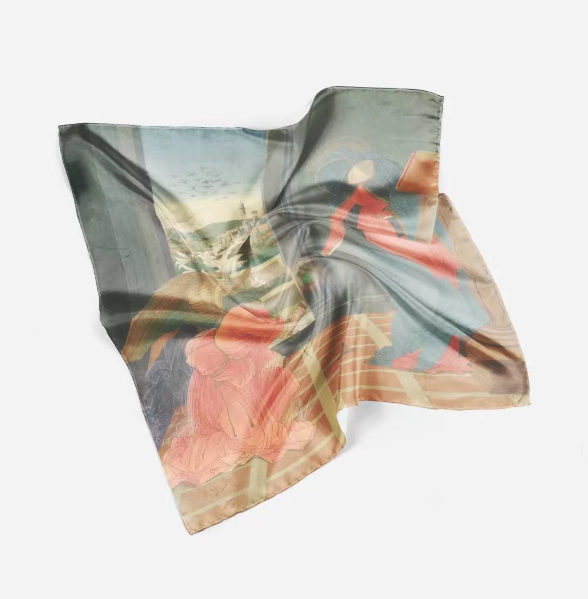Jin Sha Scarf - Salute to Masters: Conversation with Sandro Botticelli