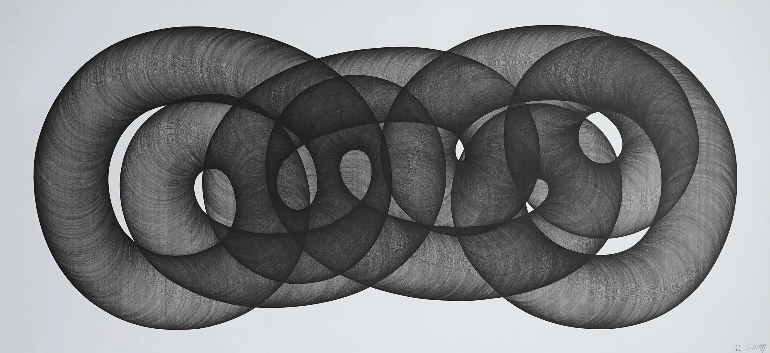 Universe,#100,152x70cm,pen on paper,2022.JPG