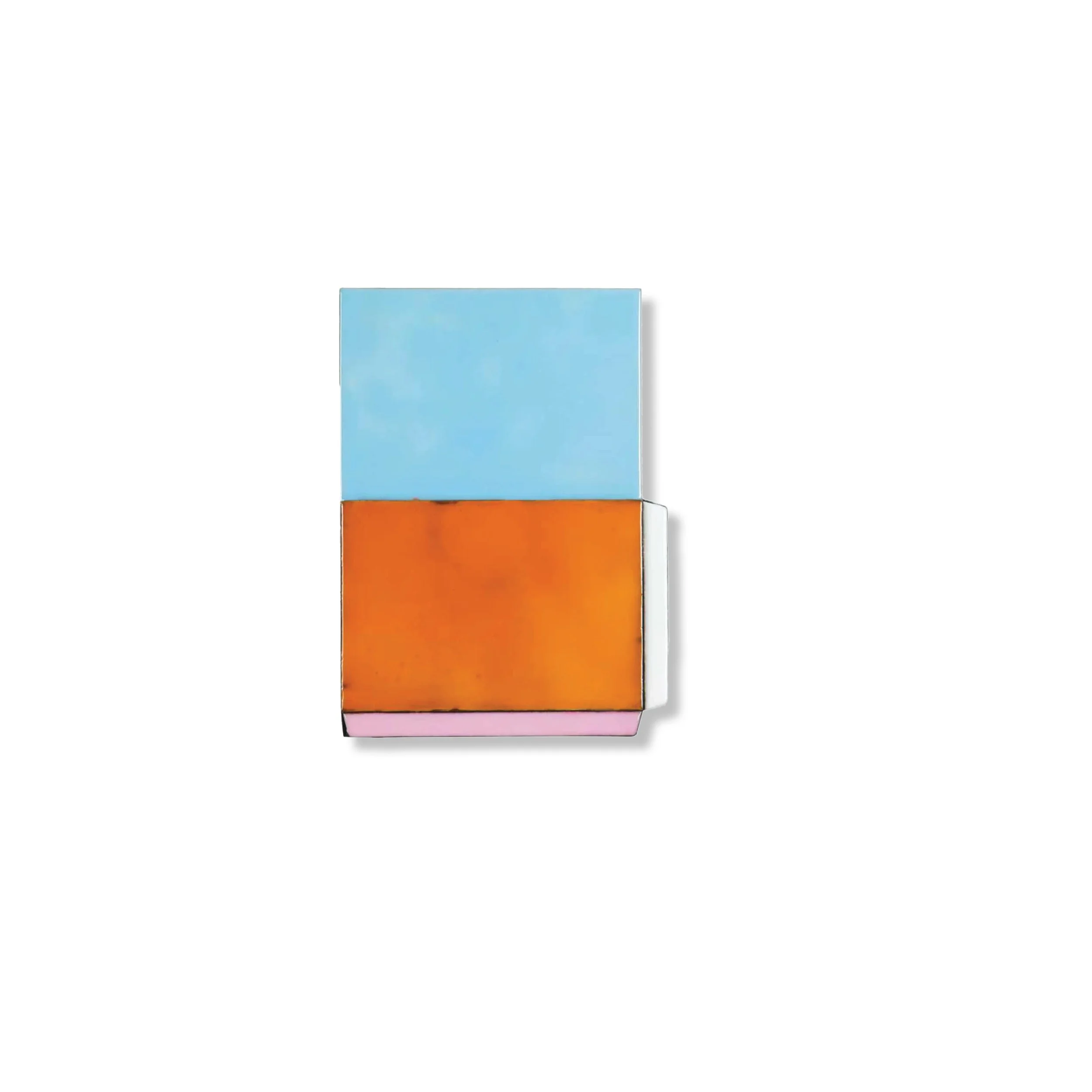  Jihyun Park 
 Thomson #210 
 Wood, steel, pigment and resin 
 31 x 23 cm, 2023 