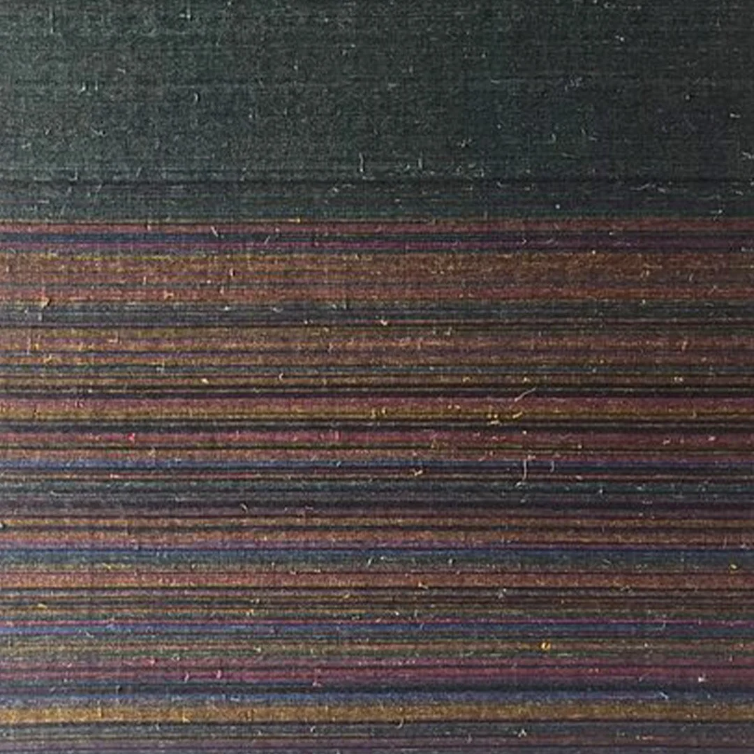  After The Sunset 
 woven plastic and cotton threads 
 60 x 40 x 1.8 cm, 2022 
