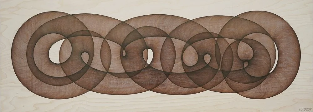 Universe 8240323-168,pen on birchwood panel,116x42cm,2024.JPG