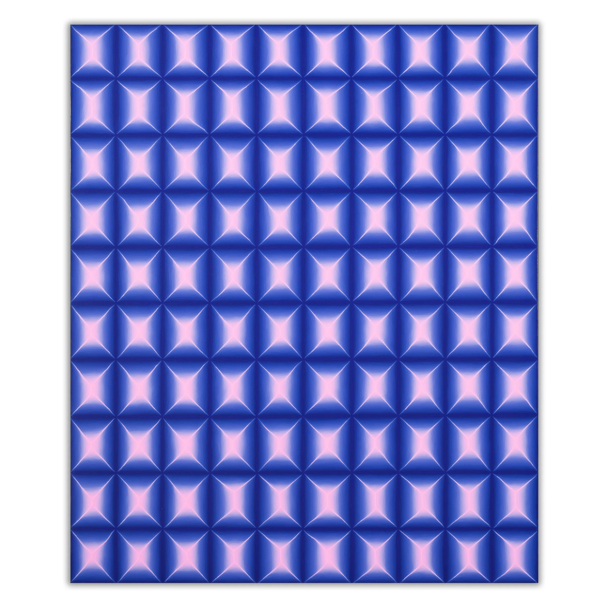  X-Pink 
 Acrylic on canvas 
 100 x 120cm, 2026 