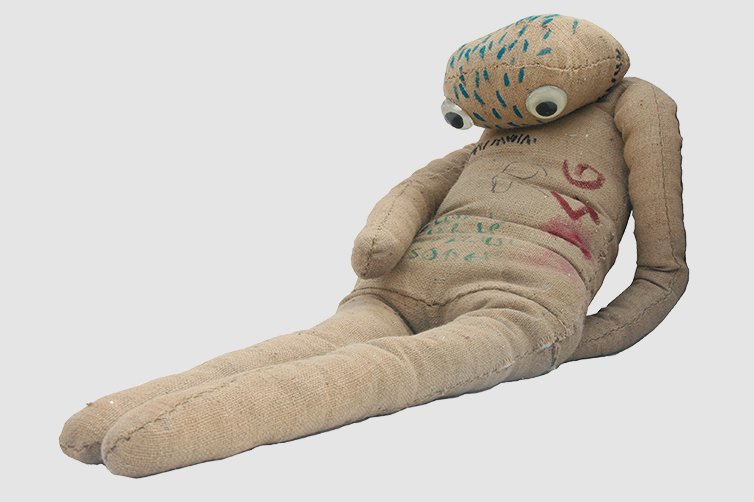 Samsul Arifin 
 Cabinet Goni Series (No. 64) 
 Mixed media on Goni 
 Real life Size, 2014 