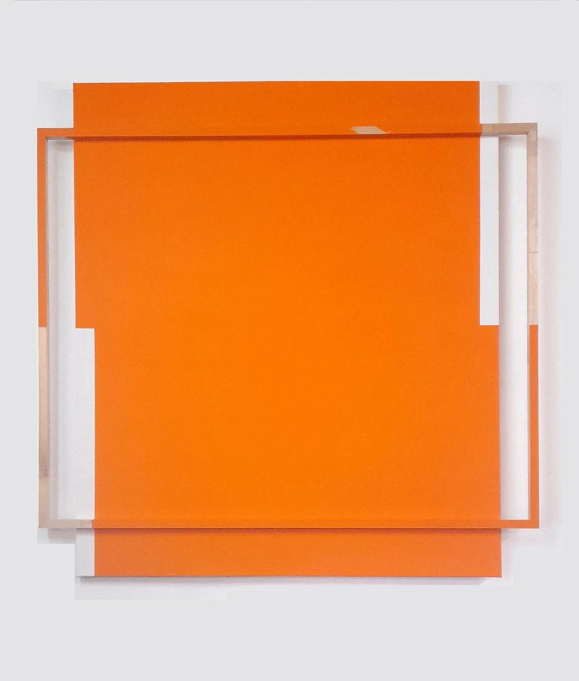  Sunrise and Sunset between West and East (No.1) 
 acrylic on canvas and wood 
  106 x106cm, 2024 