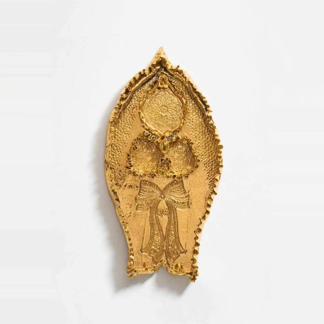  Our God is Great #2025665 
 ceramic with gold chroming 
 60 x 30 x 7cm, 2025 