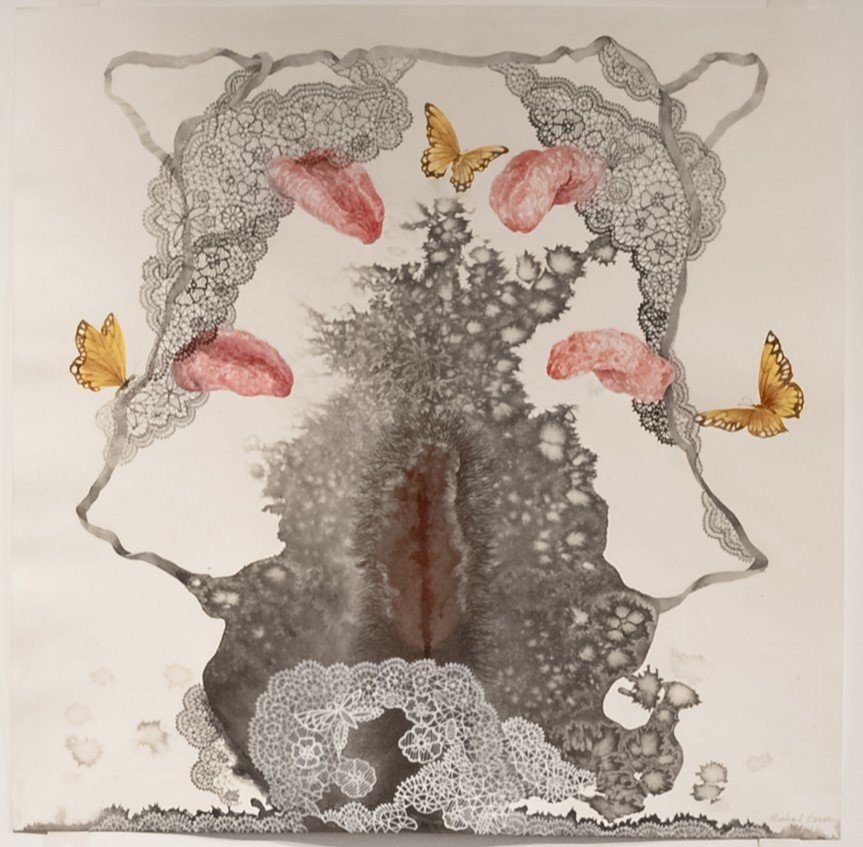  
Journey of Metaphors Series#10
 
 Mixed media drawing - conte, watercolour, ink, charcoal on paper
 
 52 cm X 52 cm
 