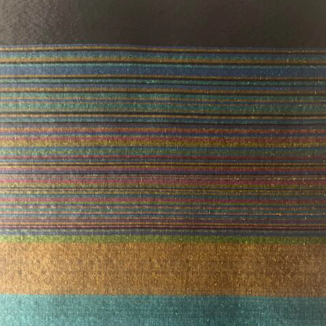  Sailing Under Thousands Stars 
 Woven plastic and cotton threads 
 103 x 185 cm, 2022 