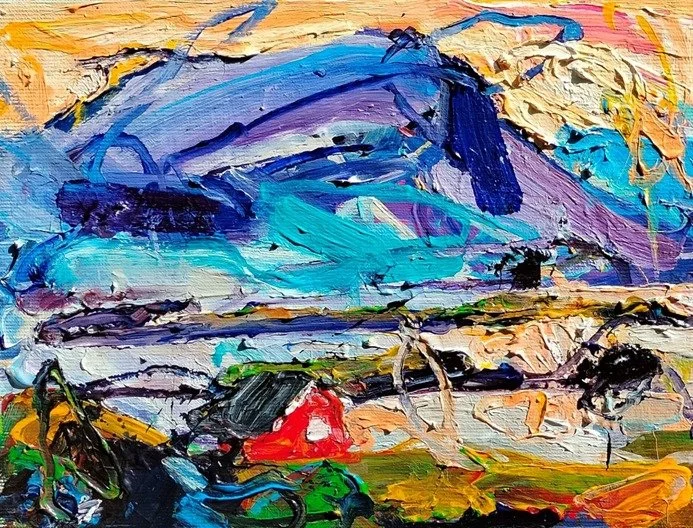  Lonely Sweet Home 
 Acrylic on canvas 
 33 x 26 cm, 2020 
