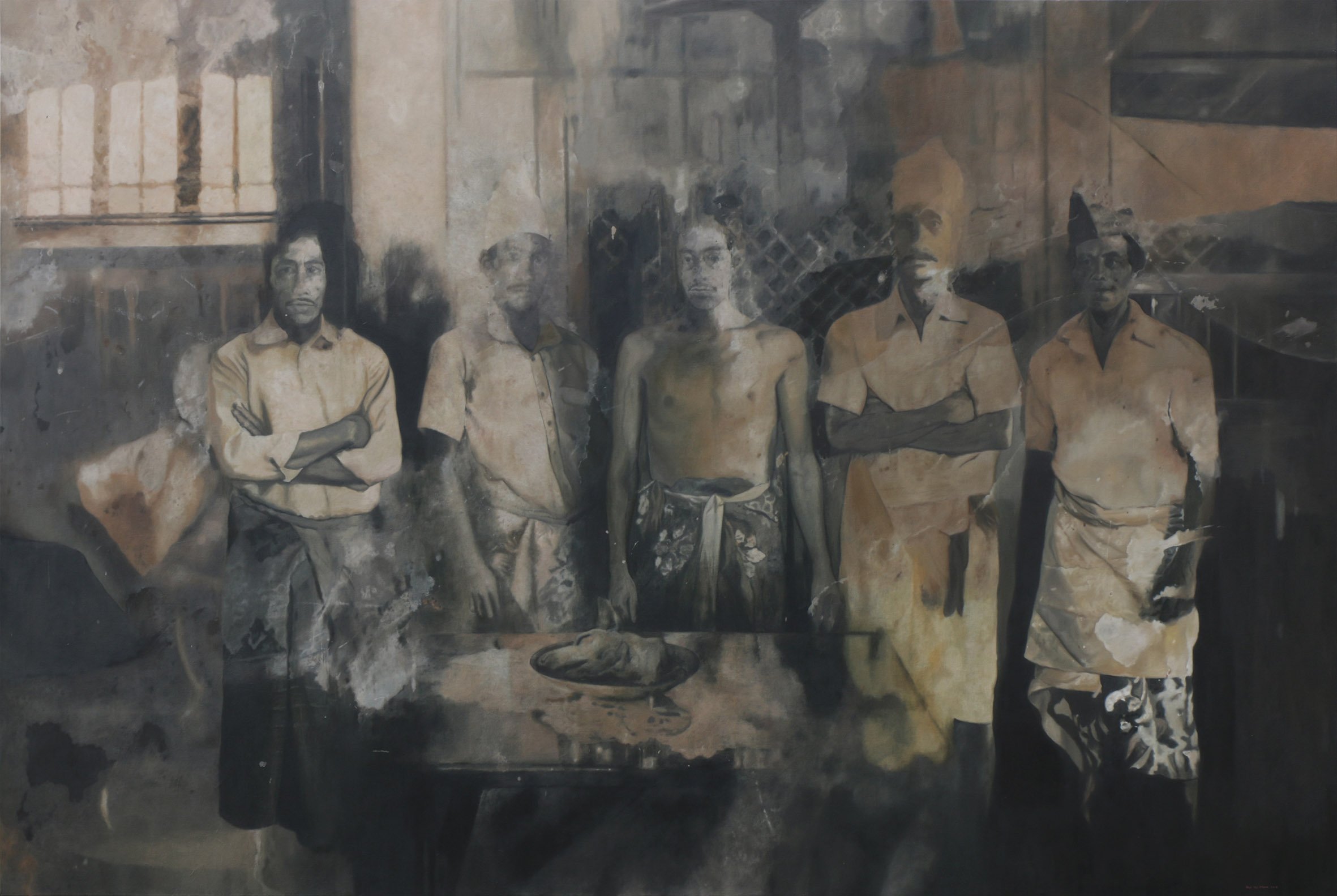  Dewa Ngakan Made Ardana 
 Confession #4 
 Oil on canvas 
 20 cm x 15 cm, 2015 
